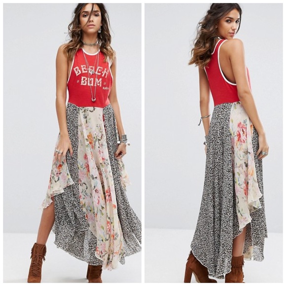 Free People Dresses & Skirts - {Free People} Beachwood Contrast Maxi Dress